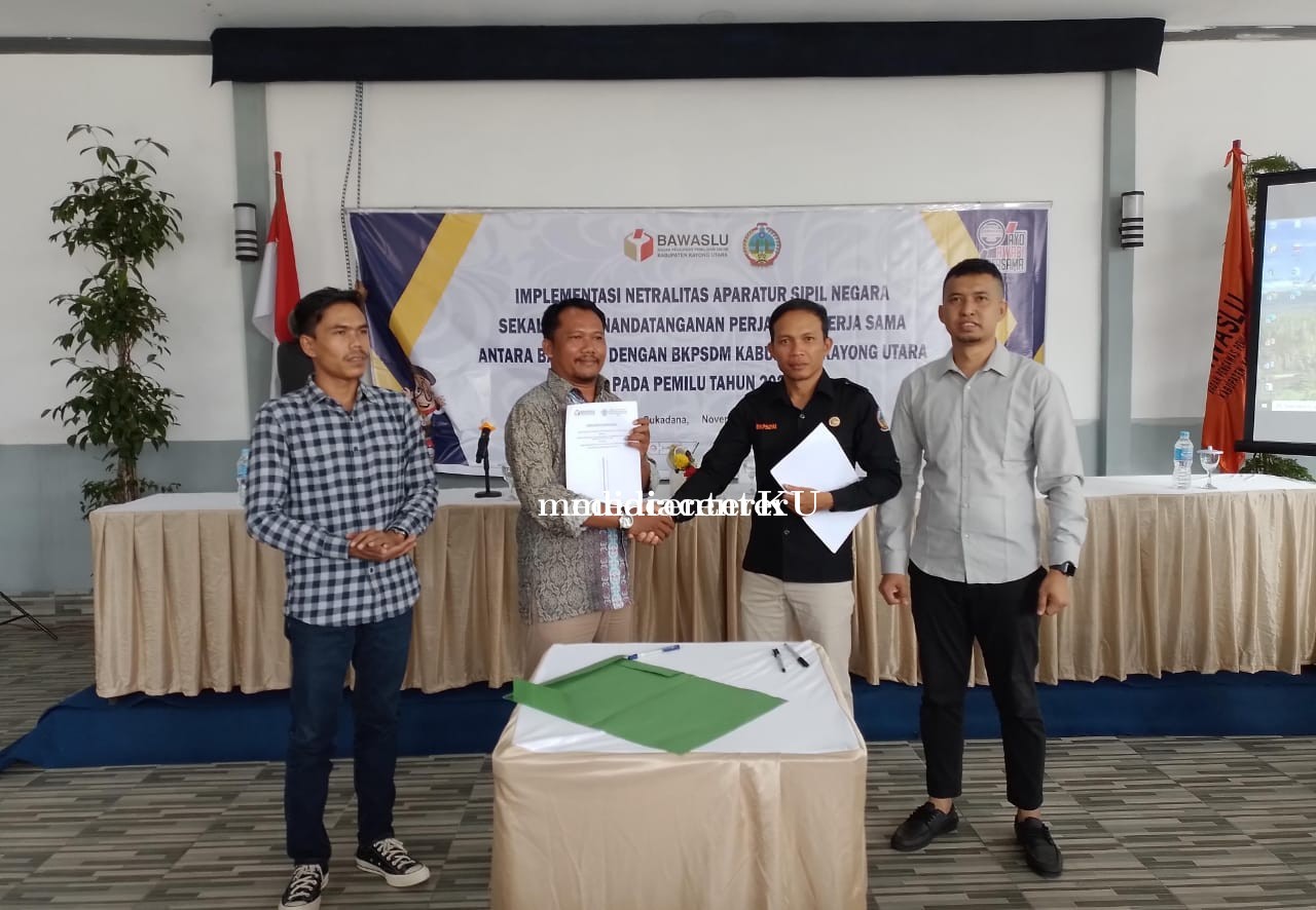Bawaslu dan BKPSDM Kabupaten Kayong Utara Jaga Netralitas ASN pada Pemilu 2024
