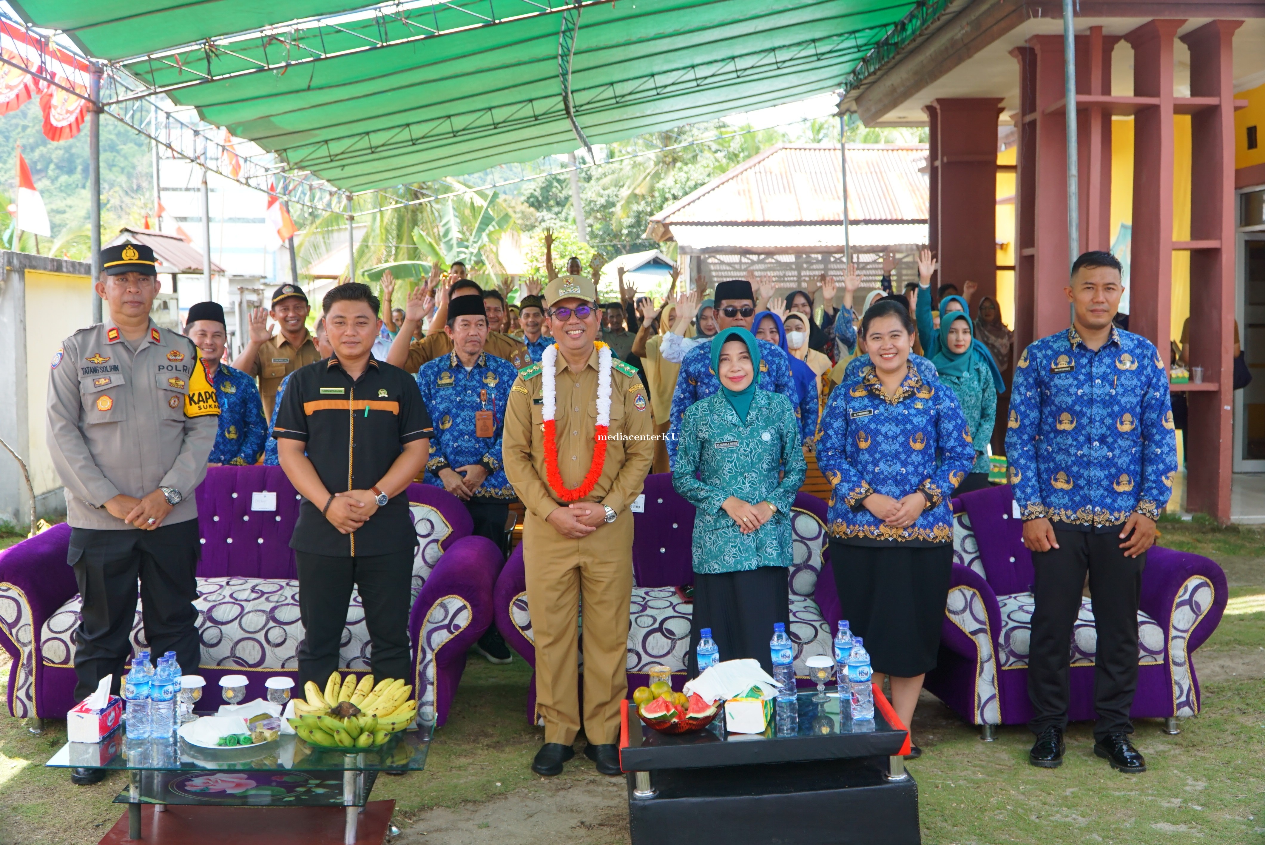 Pemkab Kayong Utara Launching 6 Paket Kebijakan Sanitasi "KU BERSEMANGAT" Pada Kegiatan Deklarasi ODF