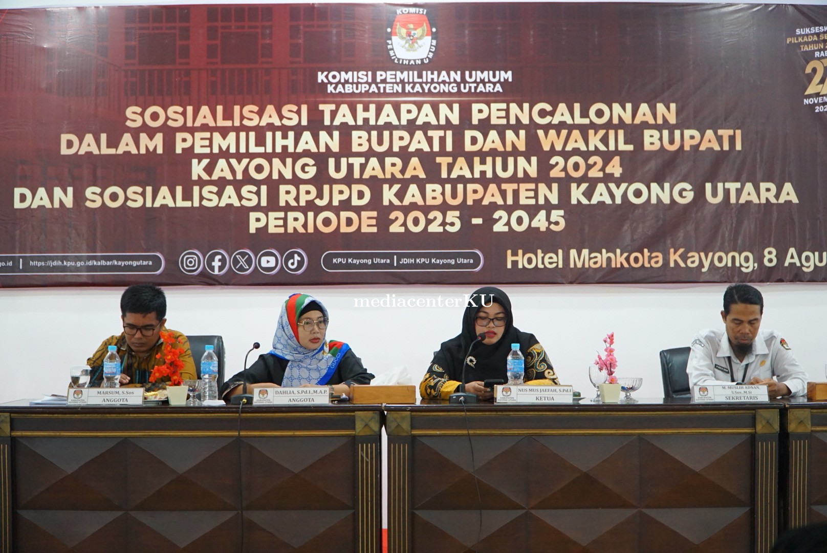 KPU Sosialisasikan Tahapan Pencalonan Dan Pemilihan Bupati dan Wakil Bupati