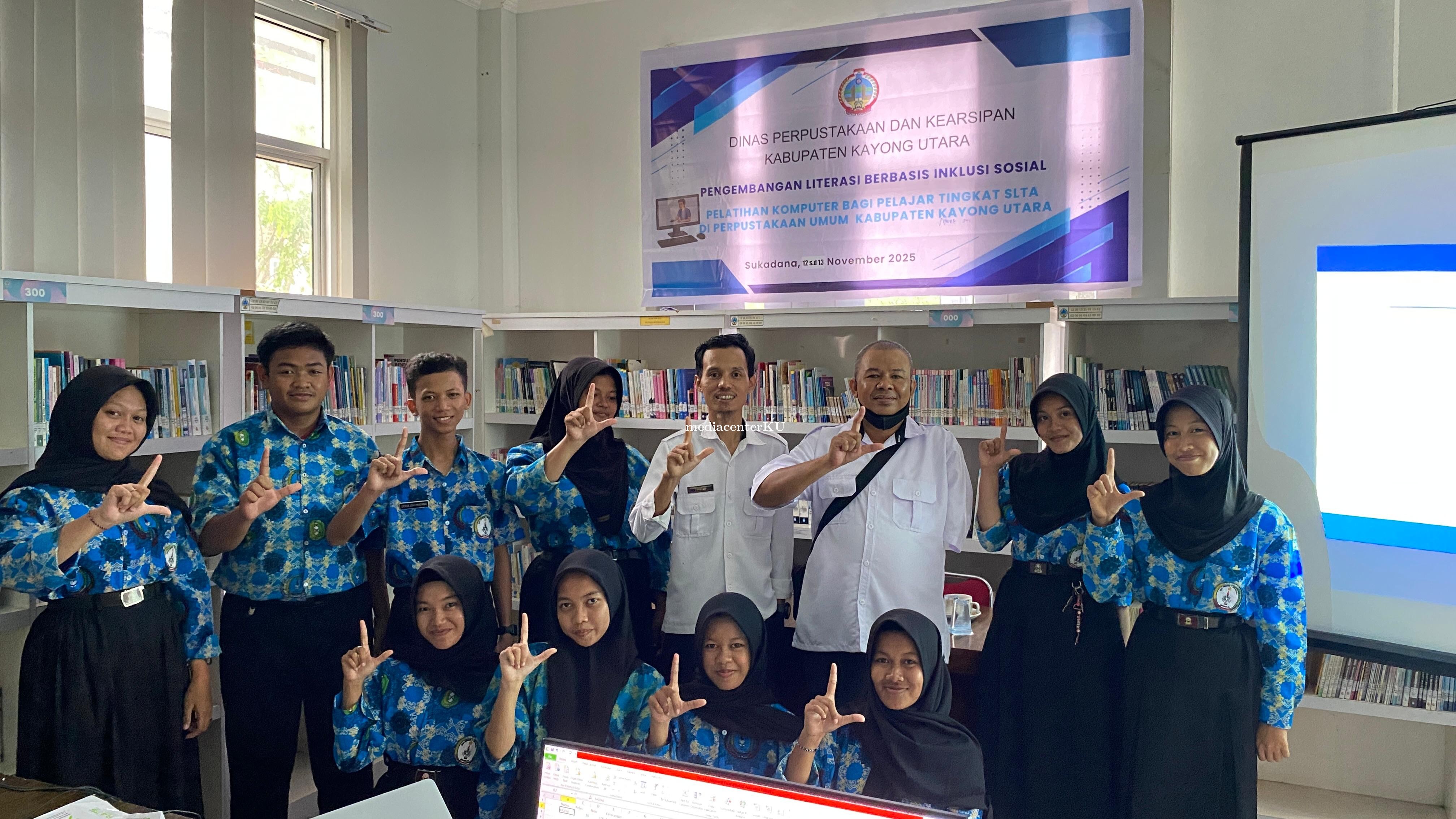 Sinergi Diskominfo dan Dinas Perpustakaan Kayong Utara Kembangkan SDM Melek Teknologi