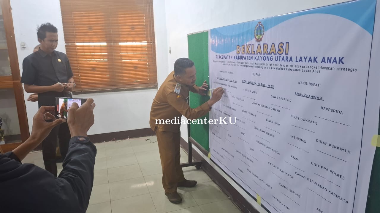 Deklarasi KLA: Kayong Utara Perkuat Sinergi Lintas Sektor untuk Pemenuhan Hak Anak